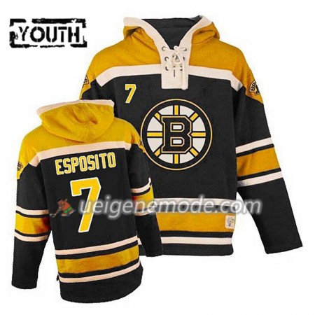 Kinder Eishockey Boston Bruins Phil Esposito 7 Schwarz Sawyer Hooded Sweatshirt